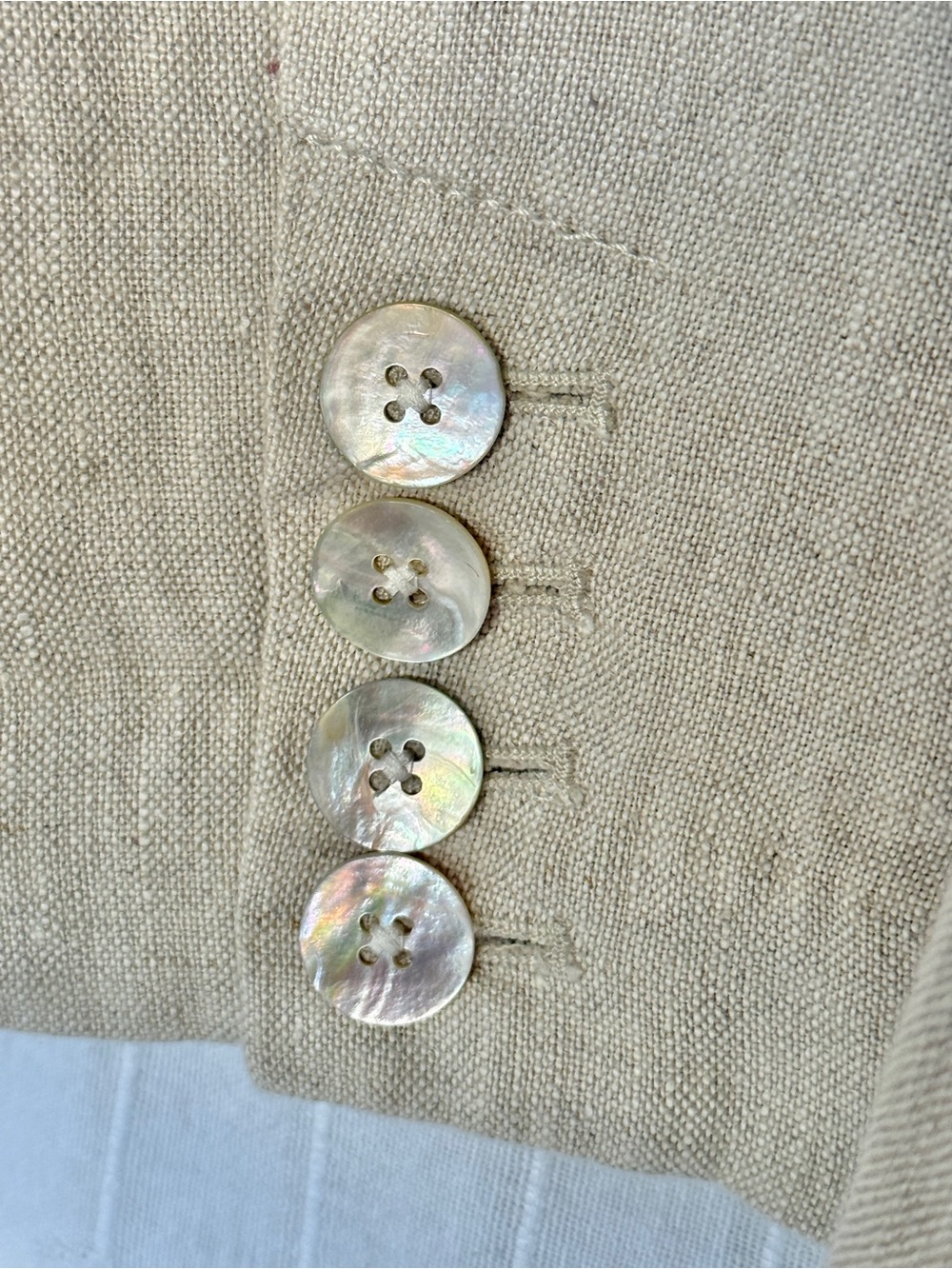 Faherty Weston Linen Blazer - Flax | Size M - Picture 8 of 10